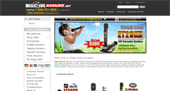 Desktop Screenshot of magicsingkaraoke.net